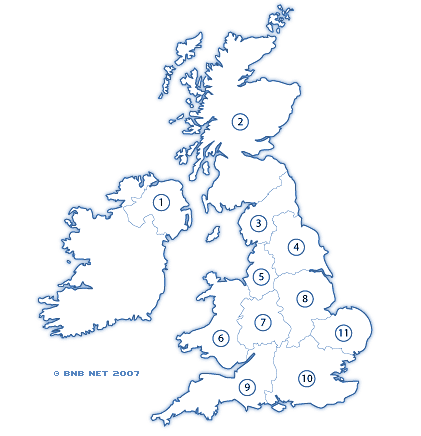 Carte du Royaume Uni